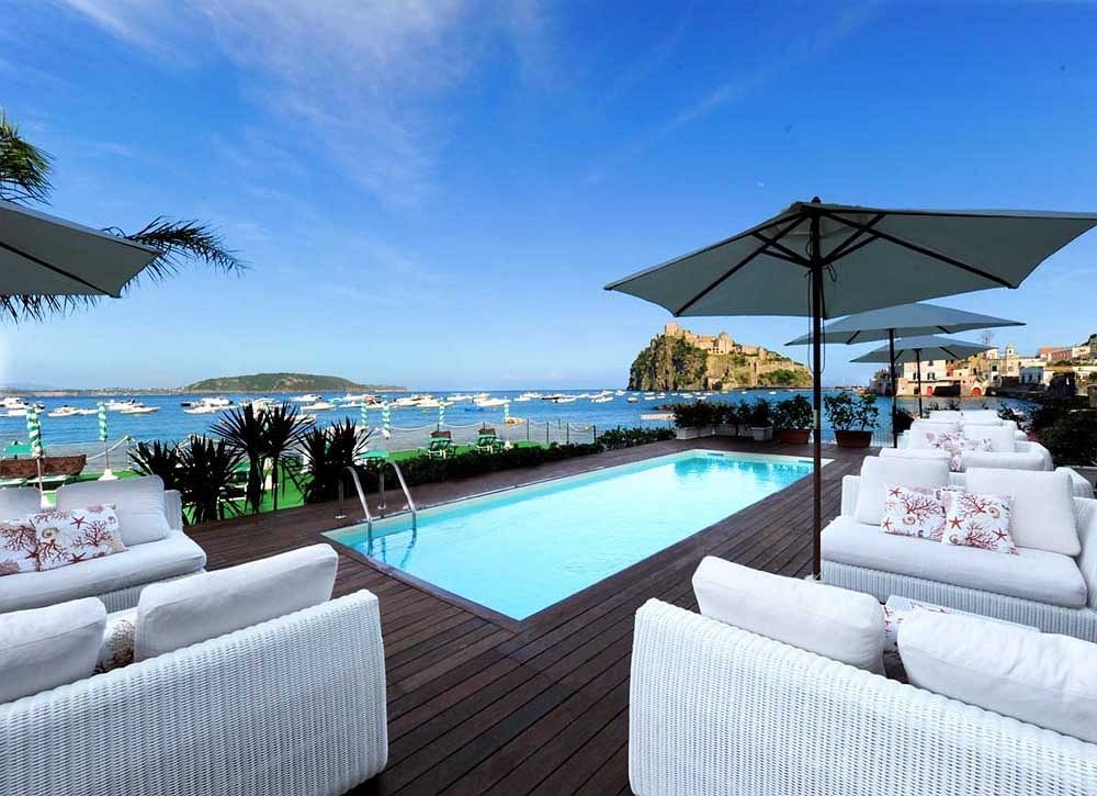 Miramare E Castello Hotel อีสเกีย ภายนอก รูปภาพ