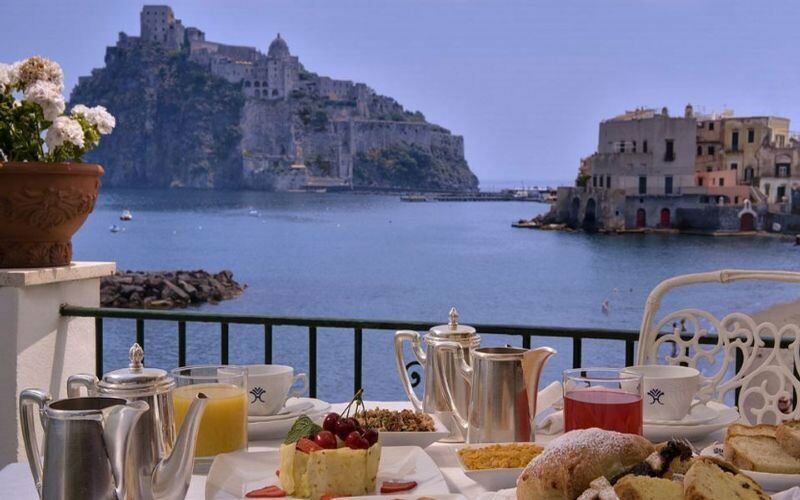 Miramare E Castello Hotel อีสเกีย ภายนอก รูปภาพ